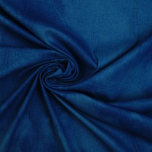 Tkanina Bawełniana W Kolorze Jeansowym, Cieniowana Ostatni Kupon 90 cm